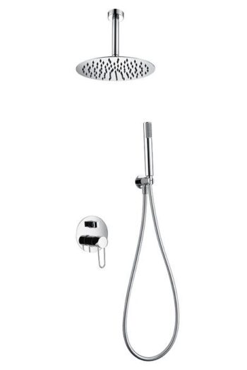 Imex Thalos- Σετ εντοιχισμού ντουζιέρας 2 εξόδων Chrome GPT030