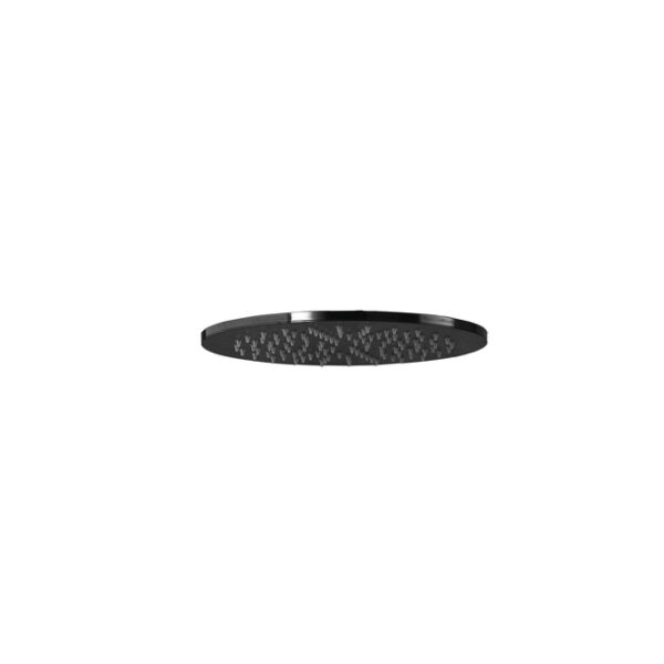 Eurorama - Κεφαλή Ντουζ Στρογγυλή Ø22,5 cm Black Brushed