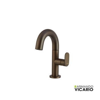 Armando Vicario Slim Μπαταρία νιπτήρα αναμεικτική με βαλβίδα clic-clac Tuscany Brass