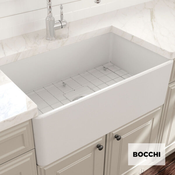 Bocchi - Νεροχύτης επικαθήμενος πορσελάνινος 76x46 cm White