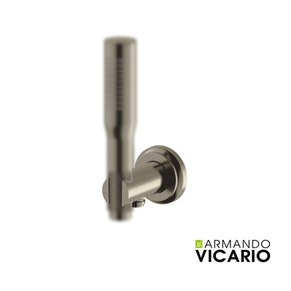 Armando Vicario - Επίτοιχη παροχή νερού για τηλέφωνο ντους με στήριγμα Black Brushed