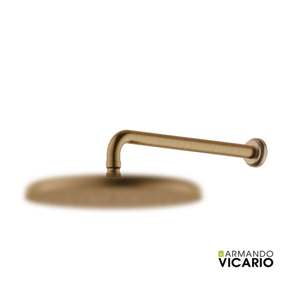 Armando Vicario Lumiere - Βραχίονας κεφαλής ντους επίτοιχος 37,5cm Antique Brass