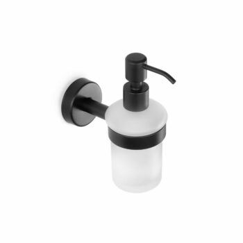 Karag Uno - Δοχείο υγρού σαπουνιού (dispenser) γυάλινο Black