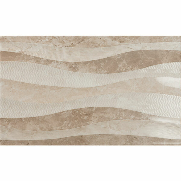 Πλακάκι Décor ELEGANZA Waves Taupe KARAG 33,3x55cm