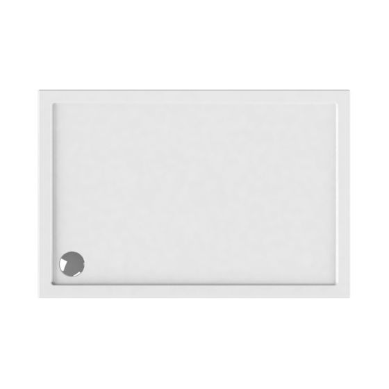 Karag New Flat - Ντουζιέρα ορθογώνια ακρυλική 70x100x5,5cm White
