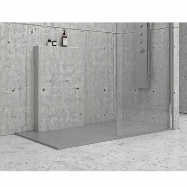 Karag Pietra - Ντουζιέρα ορθογώνια υψηλής αντοχής Cemento 70x180x2,5cm