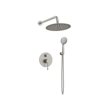 Set εντοιχισμού ντουζιέρας Terra Nickel Brushed Orabella