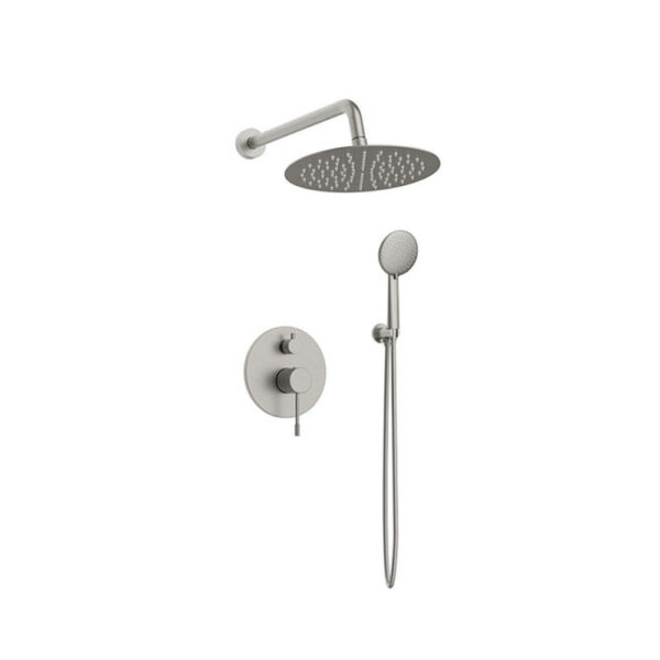 Set εντοιχισμού ντουζιέρας Terra Nickel Brushed Orabella