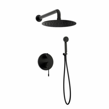Set εντοιχισμού ντουζιέρας Black matt-Μαυρο Terra Orabella