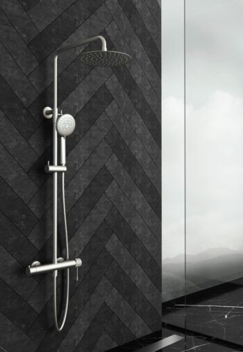 Εξωτερική στήλη ντους Terra Nickel Brushed Orabella - Image 3
