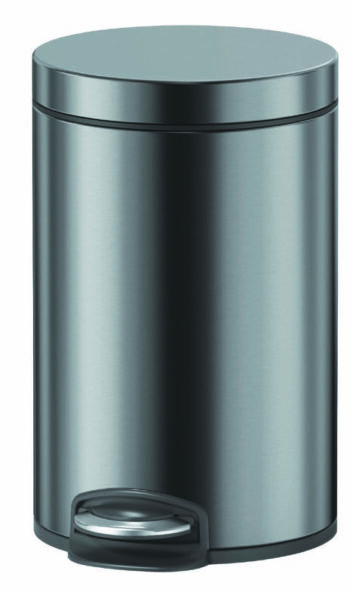 Κάδος απορριμμάτων 5lt Soft close Gun metal Orabella