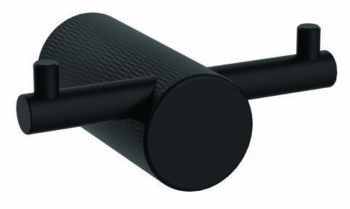Διπλό άγκιστρο μπάνιου 2.0 Black matt-Μαύρο ματ Orabella