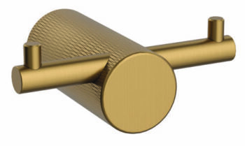Διπλό άγκιστρο μπάνιου 2.0 Gold Brushed Orabella