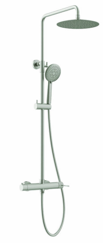 Εξωτερική στήλη ντους Terra Nickel Brushed Orabella - Image 2