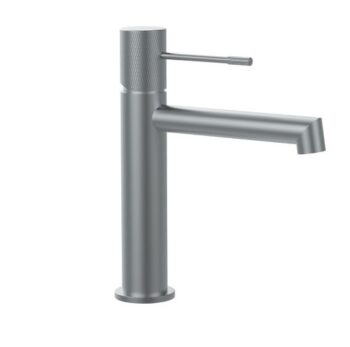 Μπαταρία νιπτήρα Terra Gun metal light PVD Orabella - Image 3