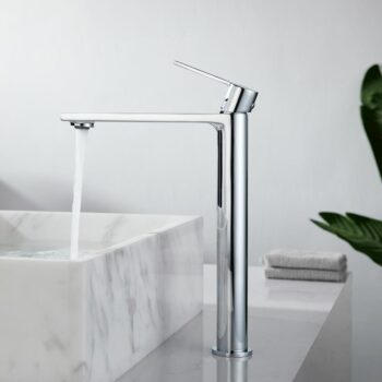 Μπαταρία νιπτήρα ψηλή - Πάγκου elegance chrome Orabella με βαλβίδα clic clac