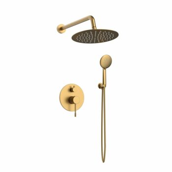 Set εντοιχισμού ντουζιέρας Terra Gold Brushed Orabella