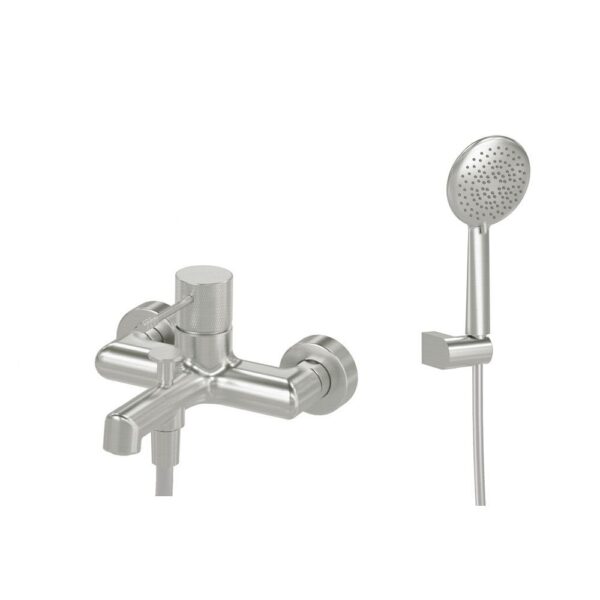 Μπαταρία Λουτρού με τηλέφωνο Terra Nickel Brushed Orabella