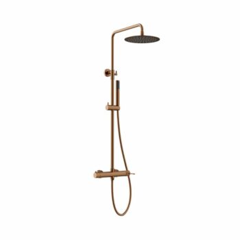 Εξωτερική στήλη ντους Terra Rose Gold Brushed Orabella - Image 4