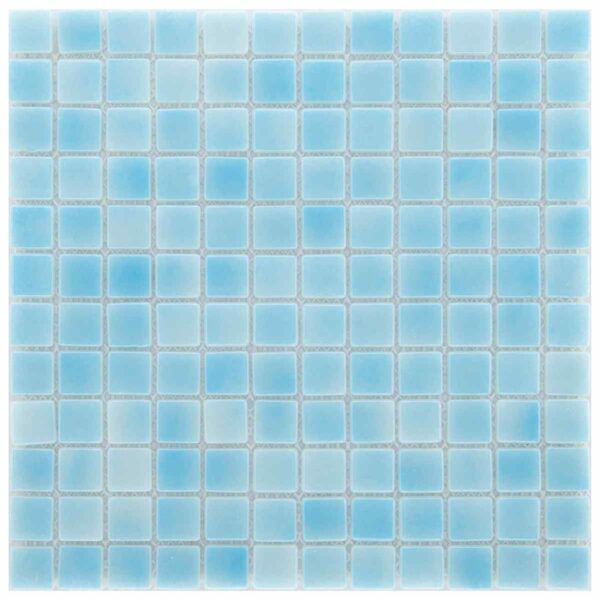 Mossaica FBZM - Γυάλινη ψηφίδα πισίνας 2,5x2,5cm Light Blue