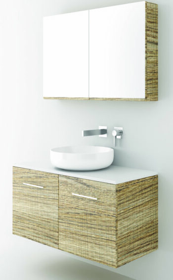 Orabella Solid Surface 100- Έπιπλο μπάνιου με 2 πόρτες-χωρίς νιπτήρα Μελαμίνη Μ100xΒ45xΥ50cm