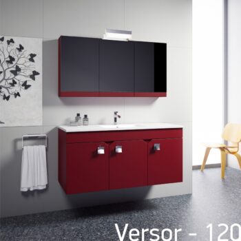 Versor 120 - Έπιπλο Μπάνιου Κρεμαστό Μ120xΠ46xΥ83 cm