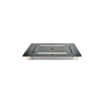 PURITY-01 Κεφαλή ντους εντοιχισμού 70x38cm Black με φωτισμό LED - Image 2