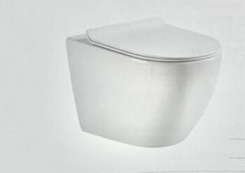 Λεκάνη κρεμαστή Rimless white Capri 50cm Design Ceramica - Image 3
