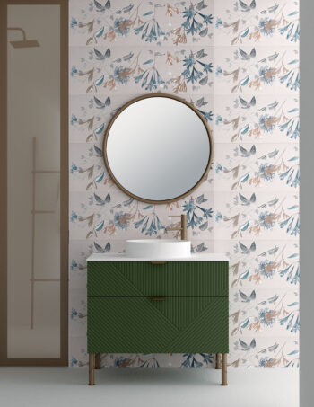 Drift I - Έπιπλο Μπάνιου MDF Επιδαπέδιο Μ100xΠ50xΥ52 cm με νιπτήρα