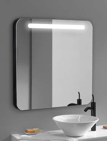 Zoe - Καθρέπτης ορθογώνιος με φωτισμό LED 120x70 cm