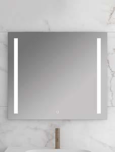 Venice II - Καθρέπτης ορθογώνιος με φωτισμό LED 120x70 cm