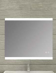 Emma Touch - Καθρέπτης ορθογώνιος με φωτισμό LED 100x70 cm
