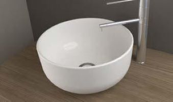 Aqua - Νιπτήρας επικαθήμενος Ø33 cm White