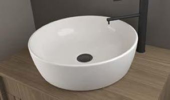 One - Νιπτήρας επικαθήμενος Ø46 cm White Matt