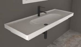 Arya - Νιπτήρας κρεμαστός White 100x45x14 cm