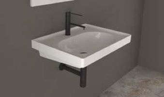 Arya - Νιπτήρας κρεμαστός White 60x45x14 cm