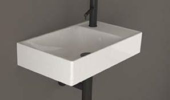 Sharp- Νιπτήρας κρεμαστός White 50x30x11 cm