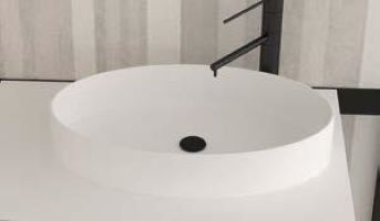 Zoom Oval White - Νιπτήρας επικαθήμενος 50x30 cm White