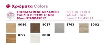 Puro I - Έπιπλο Μπάνιου MDF Κρεμαστό Μ100xΠ45xΥ55 cm με νιπτήρα