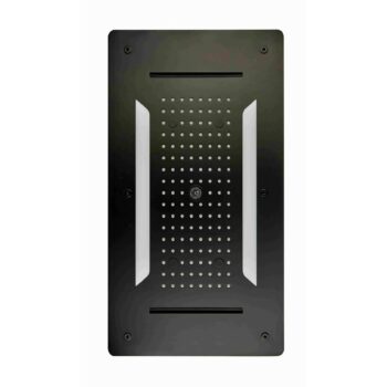 PURITY-01 Κεφαλή ντους εντοιχισμού 70x38cm Black με φωτισμό LED