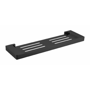 PALMIA-10 Μεταλλικό ράφι μπάνιου 60x7,15 cm Black