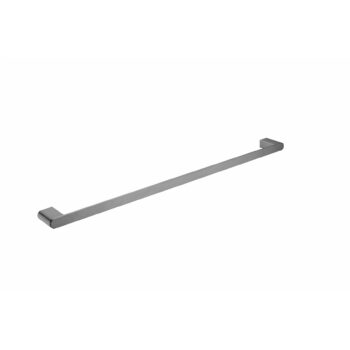 LUME-12 Πετσετοθήκη μπάνιου μονή 80 cm Gun Metal (Grey)