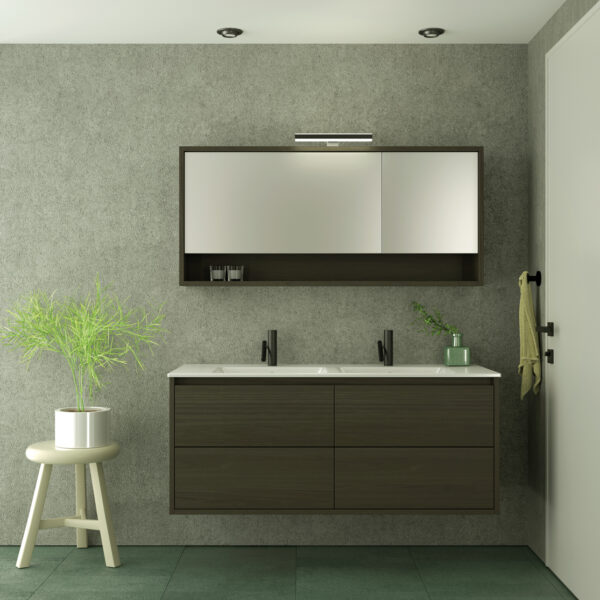 Comfort IV - Έπιπλο Μπάνιου Κ/Π Θαλάσσης Κρεμαστό Μ121xΠ51xΥ50 cm με νιπτήρα