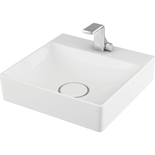 Edge - Νιπτήρας επικαθήμενος Μ40xΠ40xΥ11 cm White