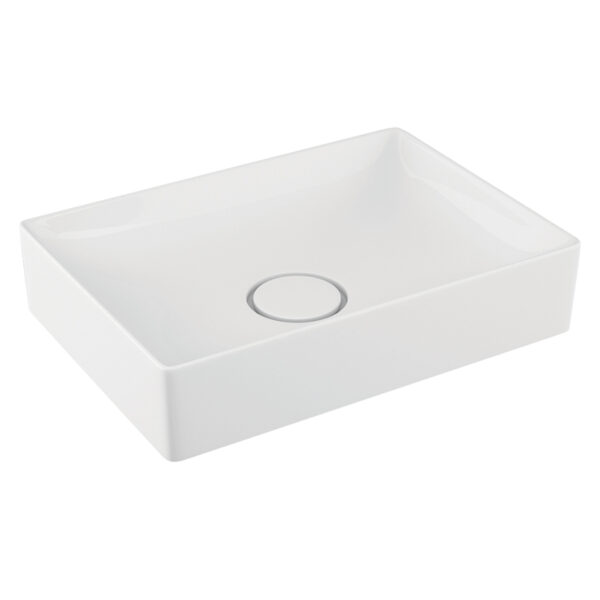 Floppy - Νιπτήρας επικαθήμενος Μ50xΠ36xΥ11 cm White