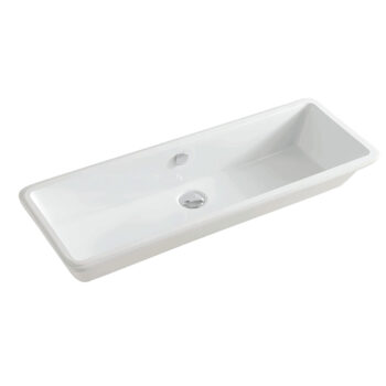Gea 90 - Νιπτήρας υποκαθήμενος Μ90xΠ33xΥ15 cm White