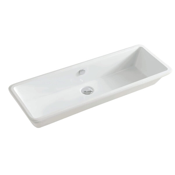 Gea 90 - Νιπτήρας υποκαθήμενος Μ90xΠ33xΥ15 cm White