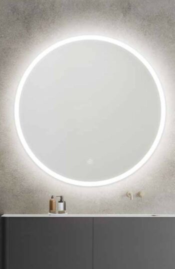 AURA - Καθρέπτης στρογγυλός με φωτισμό LED Ø80 cm