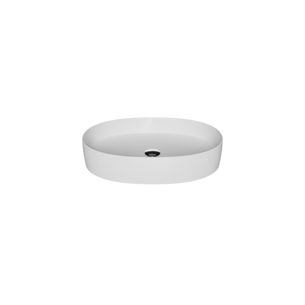 Tema Creavit Loop - Νιπτήρας πορσελάνης επικαθήμενος 70x40xY11cm White