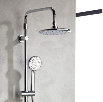 Tema Roma Rain - Στήλη ντους ρυθμιζόμενου ύψους 85-137cm με μπαταρία Chrome